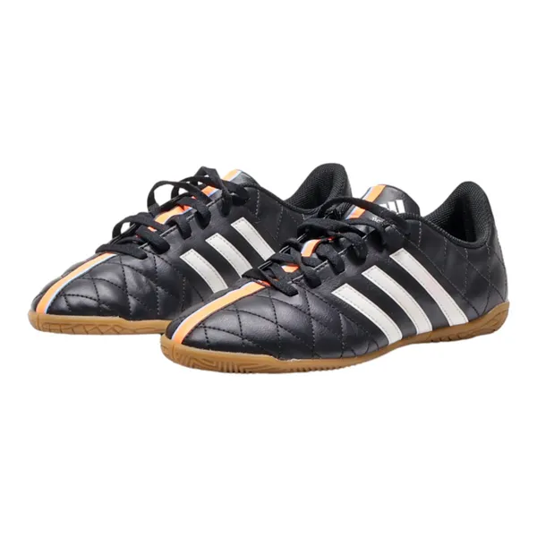 ADIDAS Sneaker Trainers Black Leather Mens UK 5