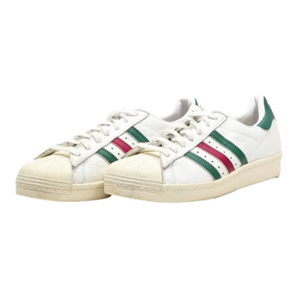 ADIDAS Superstar Sneaker Trainers White Leather Mens UK 10