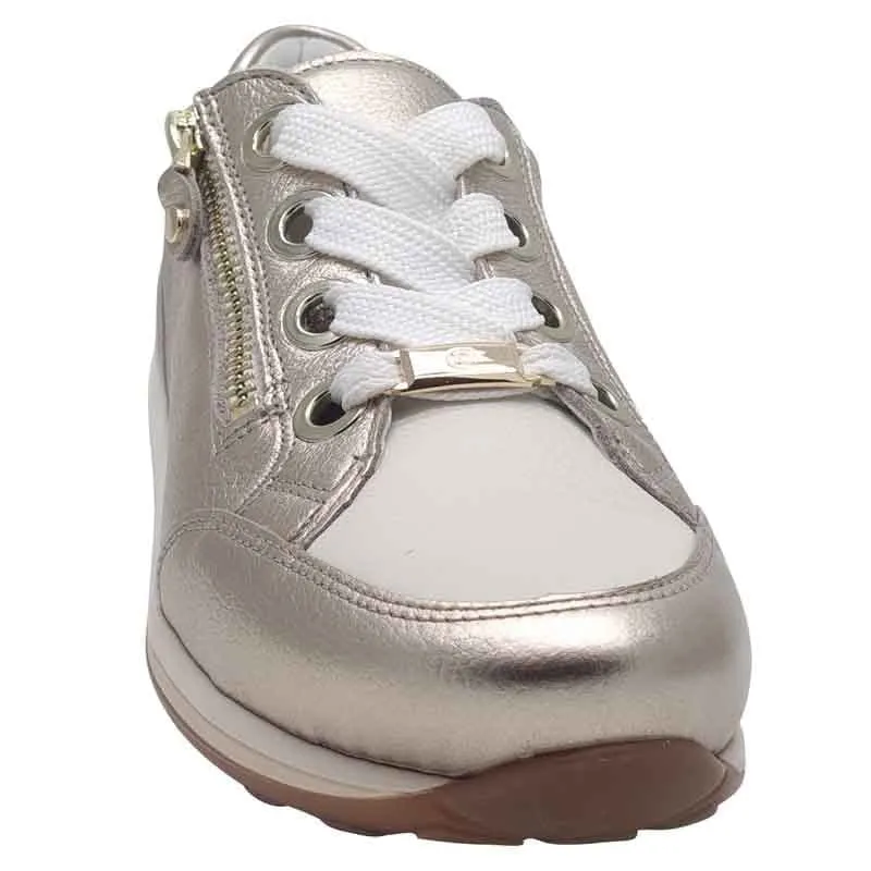 Ara Womens Gold Osaka Sneaker 12-44587-69