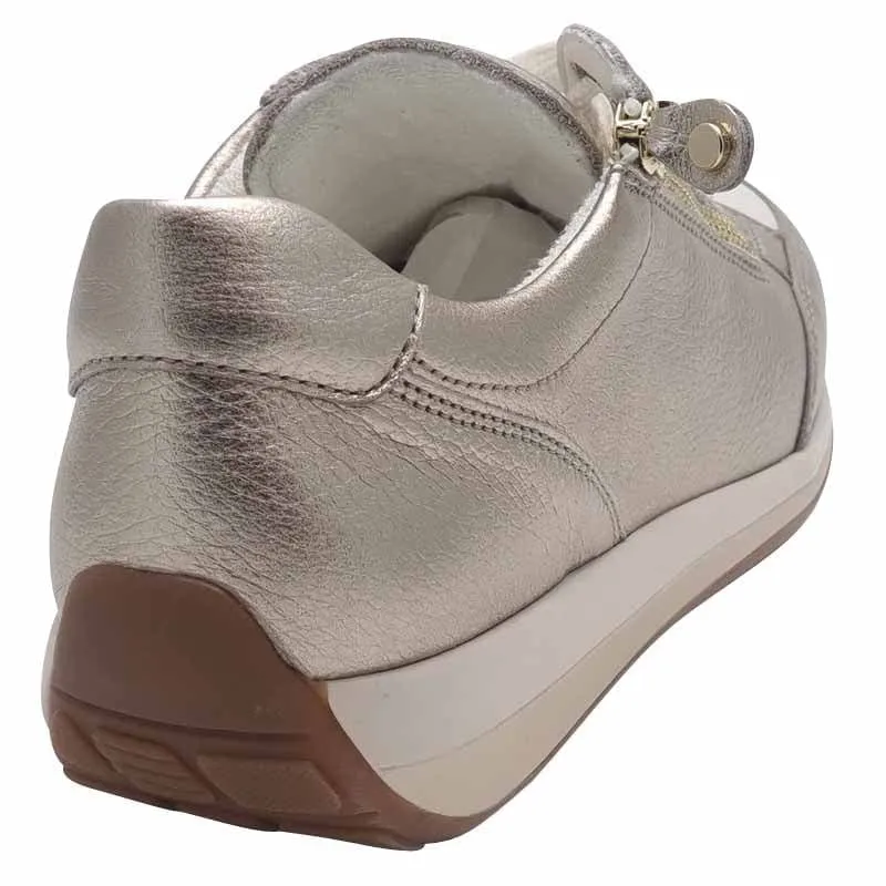 Ara Womens Gold Osaka Sneaker 12-44587-69