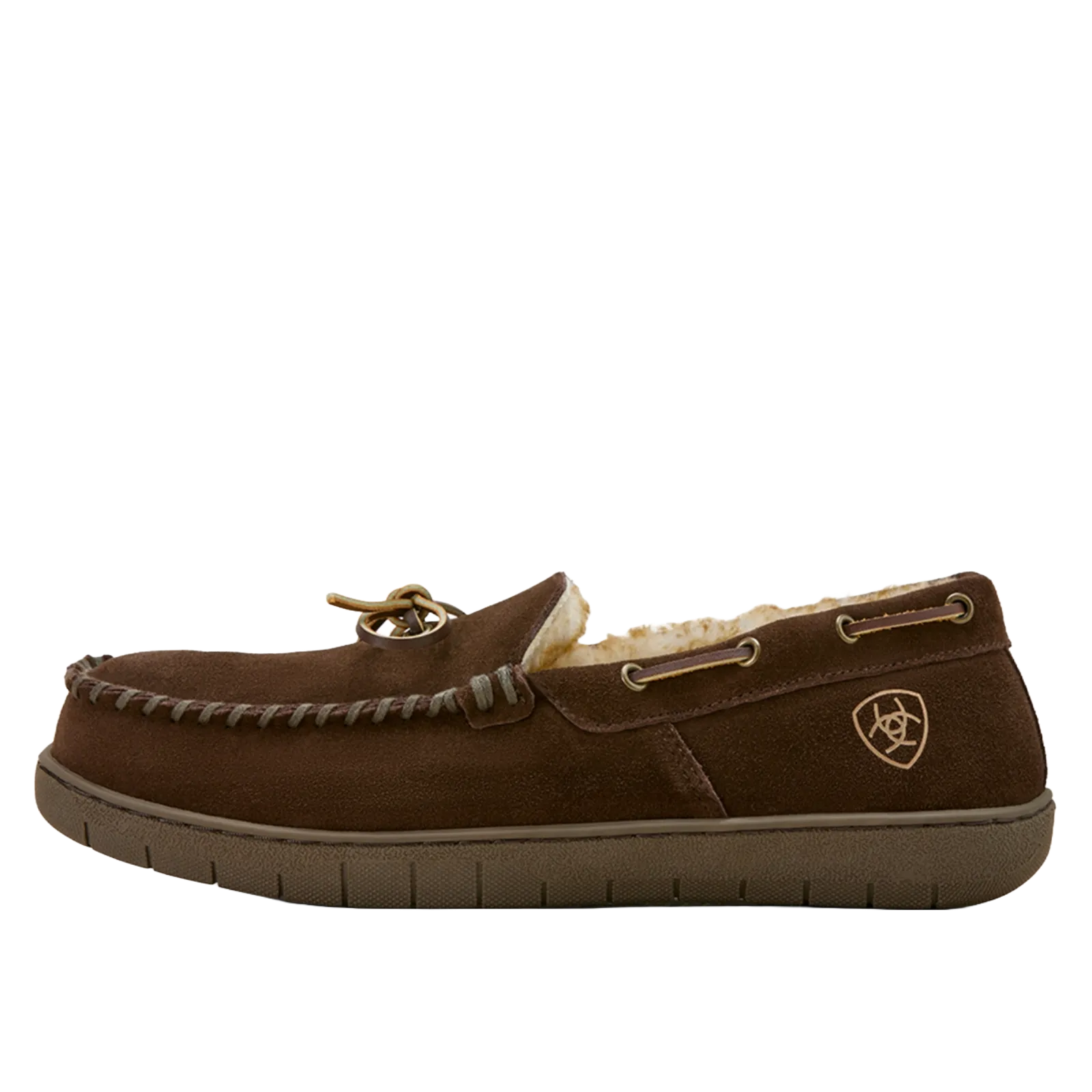 Ariat Men's Harrison Dark Brown Moccasin Slippers AR4448-220