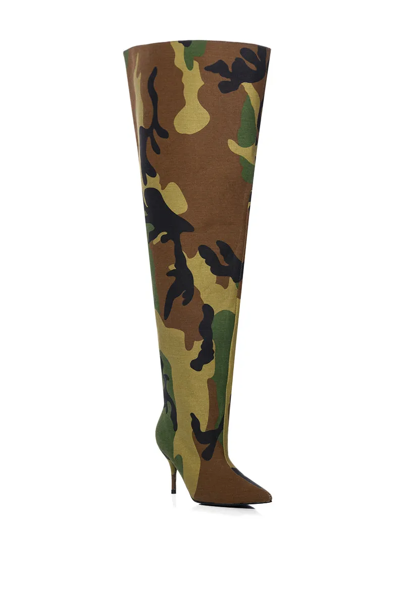 AZALEA WANG AMBY BUCKET BOOT IN GREEN
