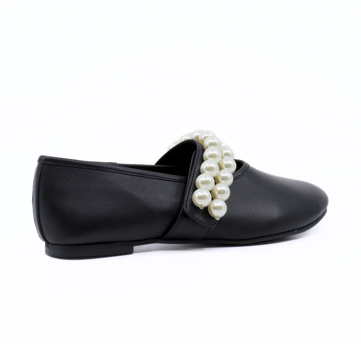 Banded Pearl Ballet Black
