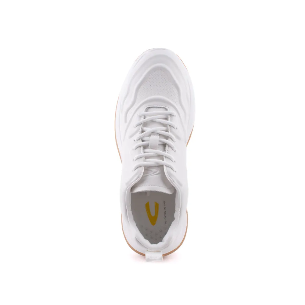 camel active Modern Comfort Sneakers Men White TANGE 822413-SO1SVC-0 WHITE