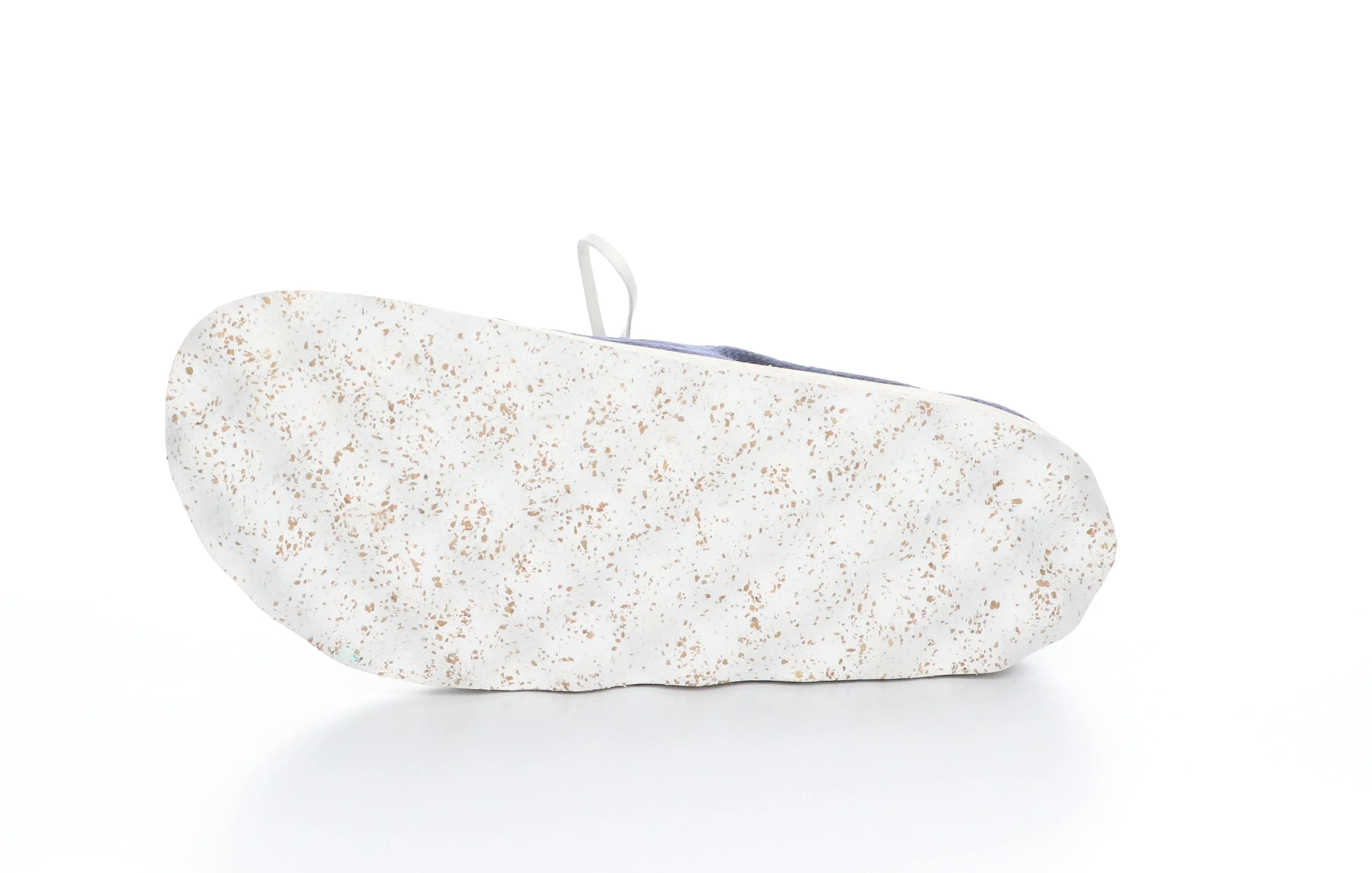 CHAT_M Navy Recycled Linen Lace-up Trainers