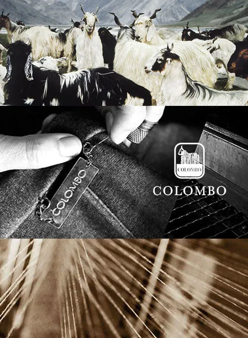 Colombo Gray Cashmere Jacket