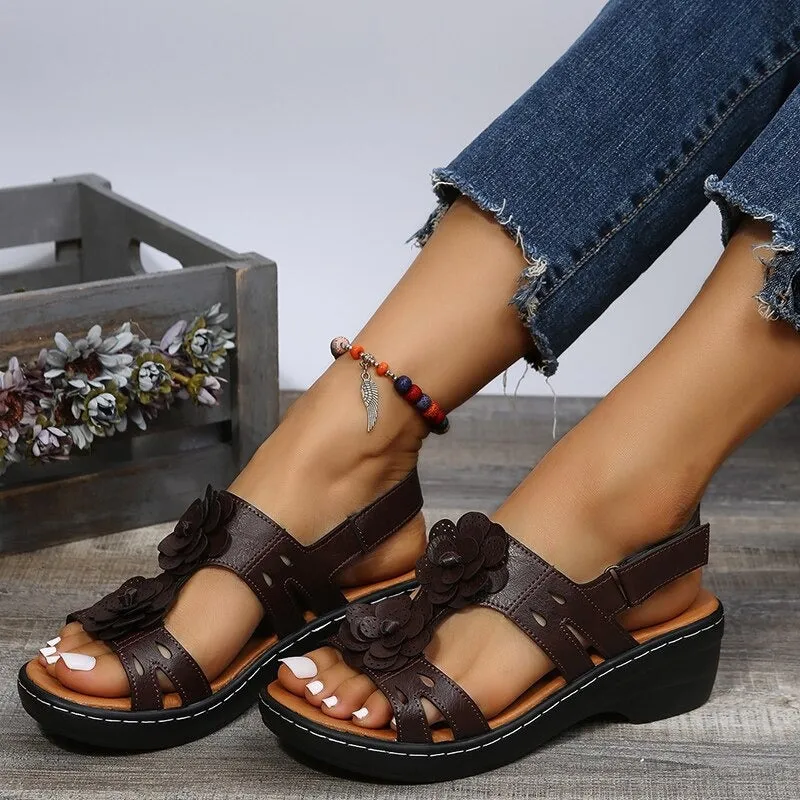 Comfy Platform Orthopedic Fish Mouth Sandals