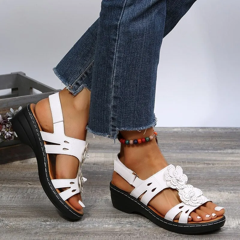 Comfy Platform Orthopedic Fish Mouth Sandals
