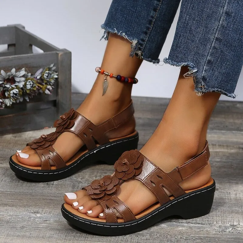 Comfy Platform Orthopedic Fish Mouth Sandals