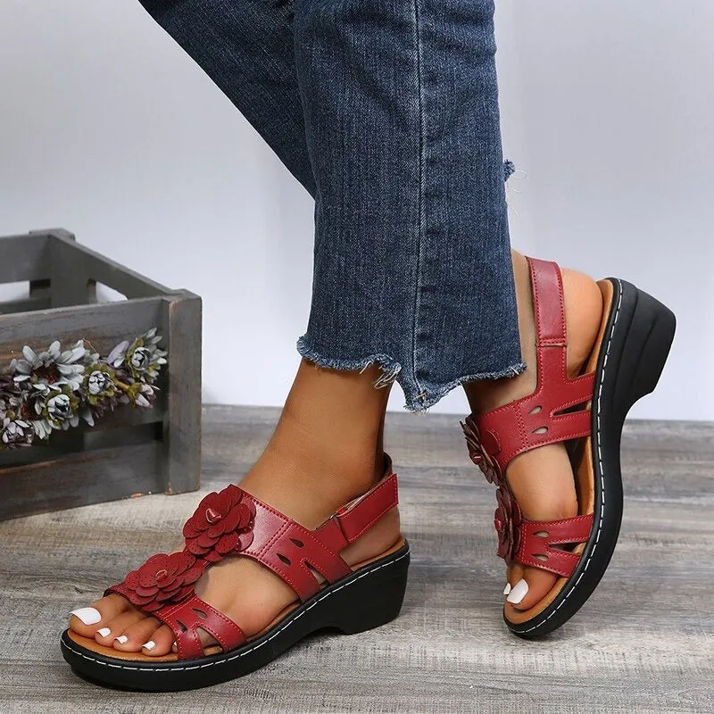 Comfy Platform Orthopedic Fish Mouth Sandals
