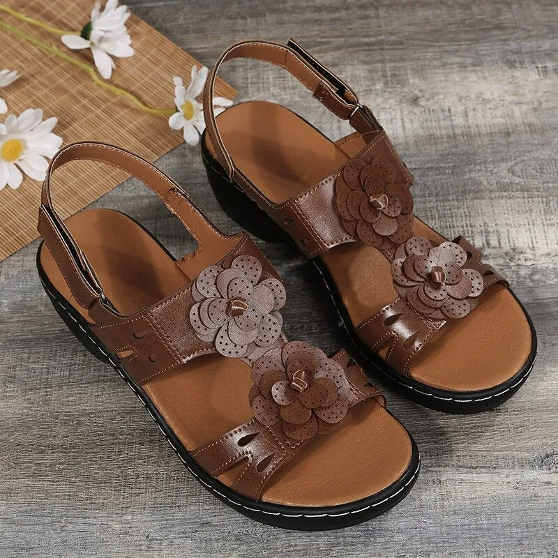 Comfy Platform Orthopedic Fish Mouth Sandals