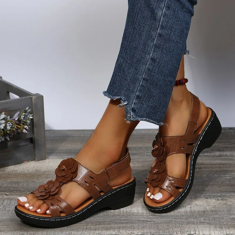 Comfy Platform Orthopedic Fish Mouth Sandals