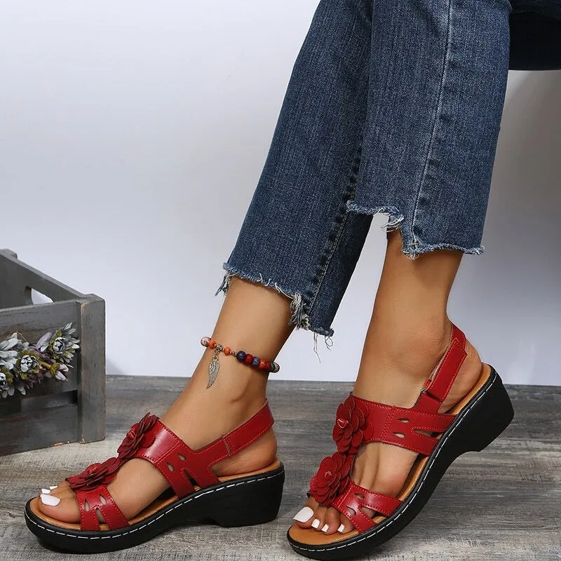 Comfy Platform Orthopedic Fish Mouth Sandals