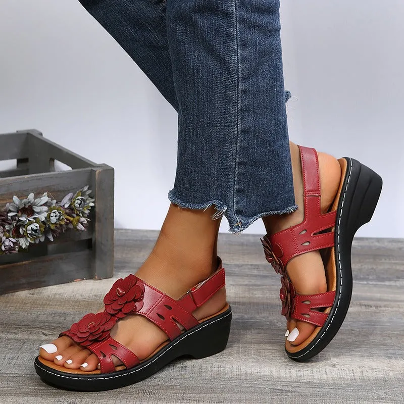 Comfy Platform Orthopedic Fish Mouth Sandals