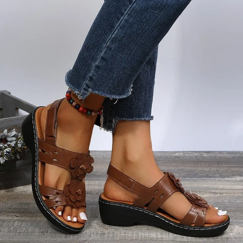 Comfy Platform Orthopedic Fish Mouth Sandals