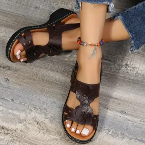Comfy Platform Orthopedic Fish Mouth Sandals