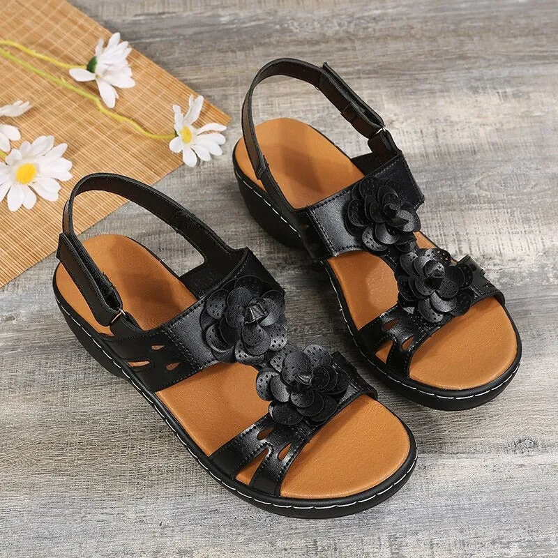 Comfy Platform Orthopedic Fish Mouth Sandals
