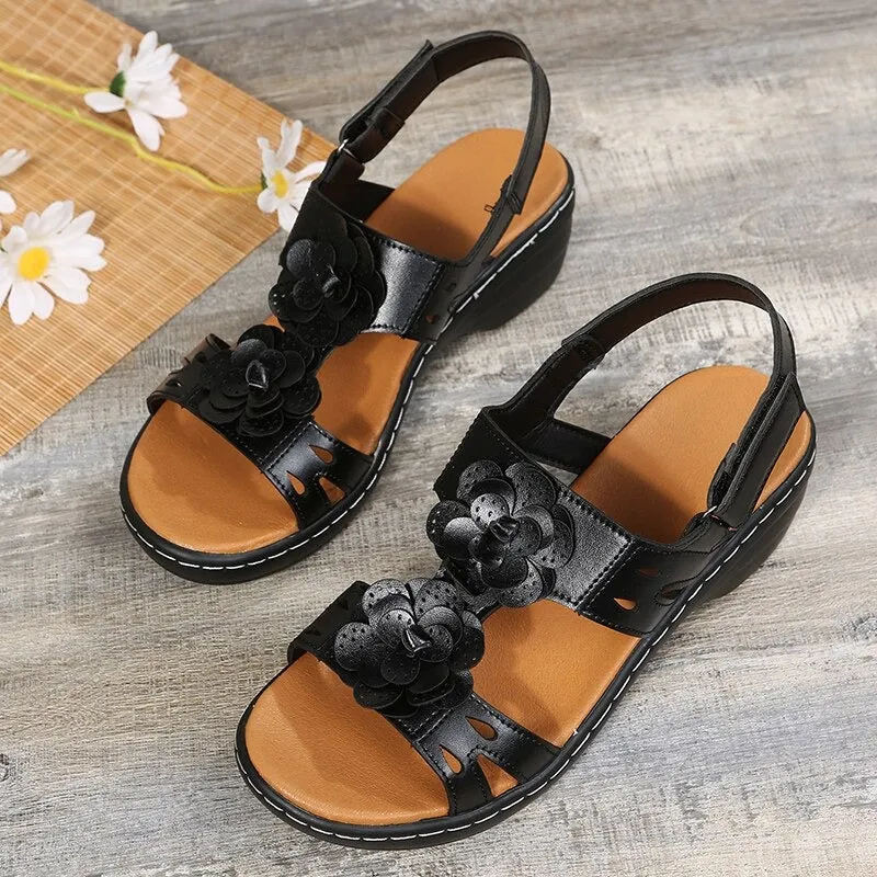 Comfy Platform Orthopedic Fish Mouth Sandals