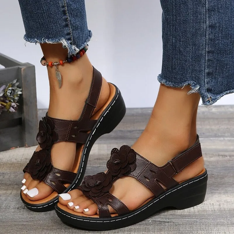Comfy Platform Orthopedic Fish Mouth Sandals