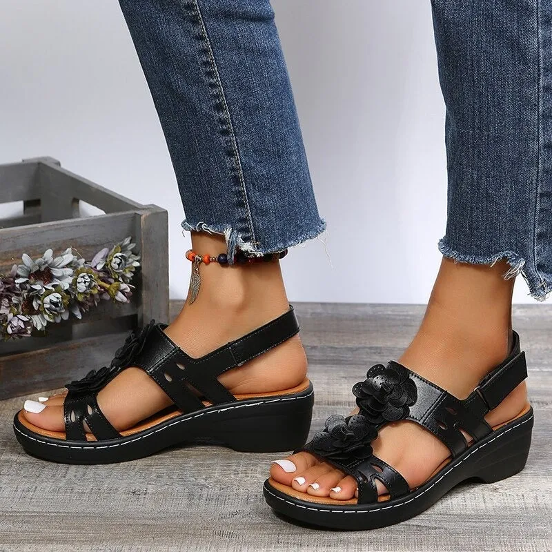 Comfy Platform Orthopedic Fish Mouth Sandals