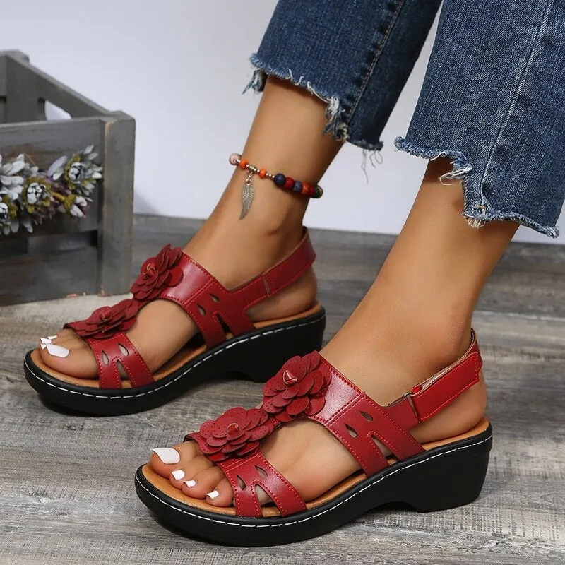 Comfy Platform Orthopedic Fish Mouth Sandals