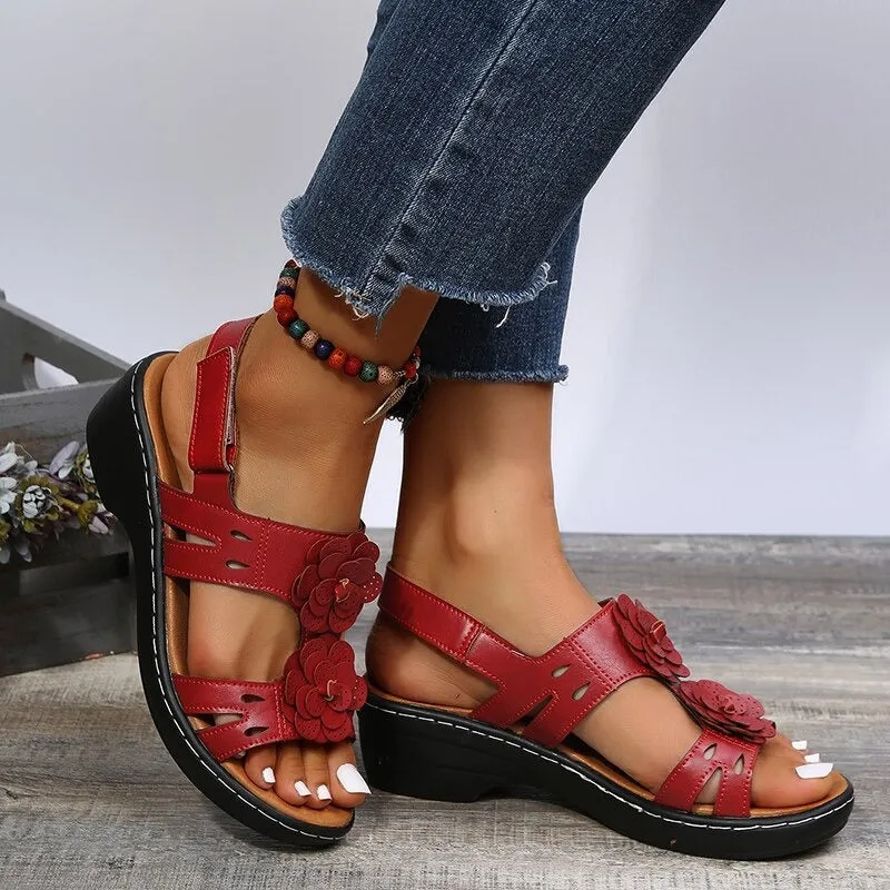 Comfy Platform Orthopedic Fish Mouth Sandals