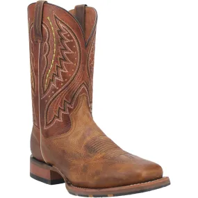 Dan Post Mens Dugan Brown Bison Leather Cowboy Boots 11.5 D