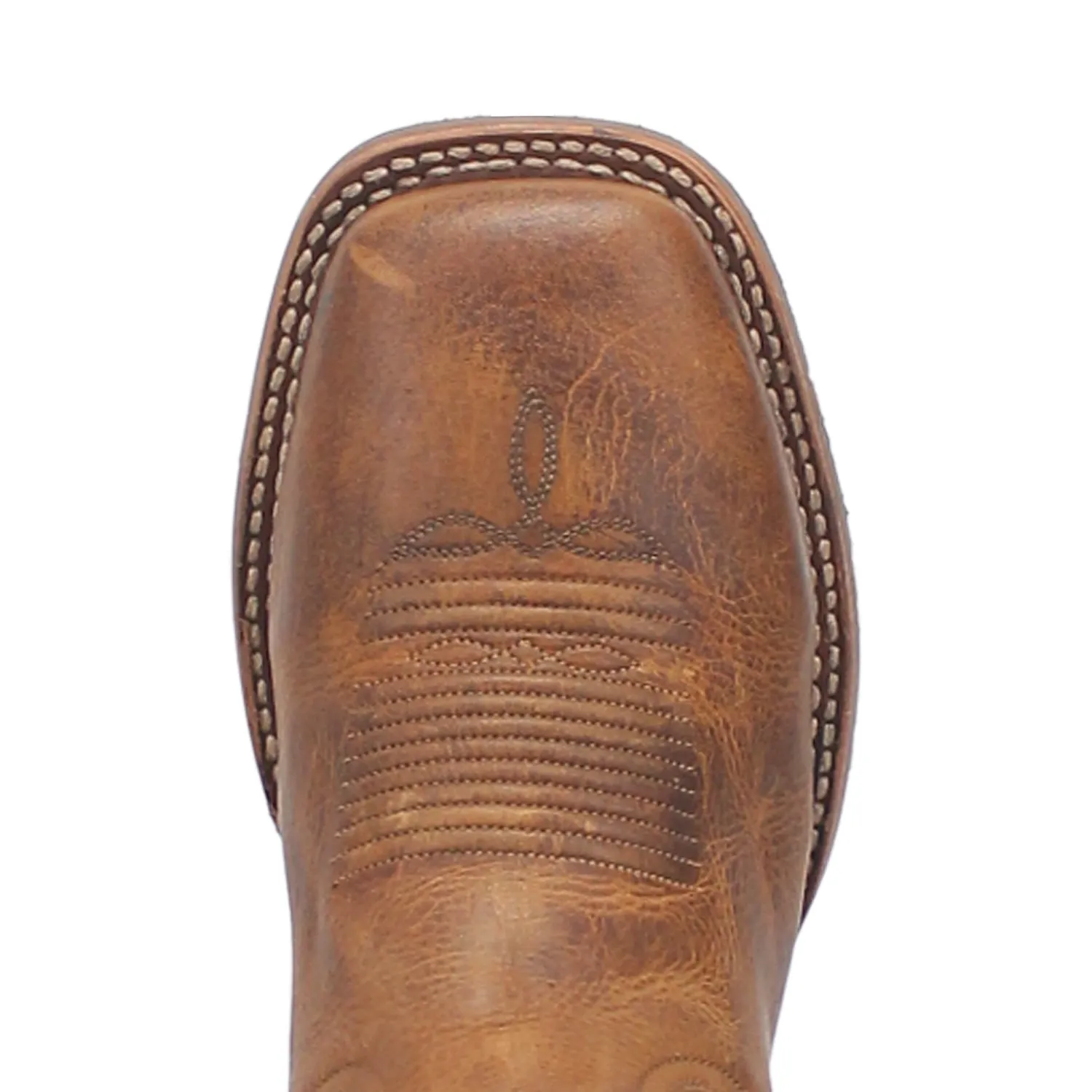 Dan Post Mens Dugan Brown Bison Leather Cowboy Boots 11.5 D