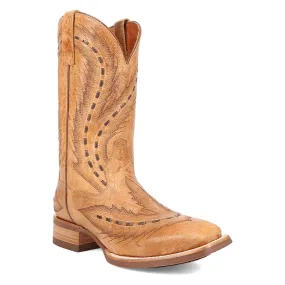 Dan Post Womens Gale Tan Leather Cowboy Boots