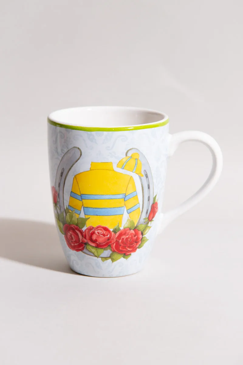 'Day At The Races' Jockey Silks Mug