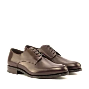 Derby in Dark Dark Brown Box Calf