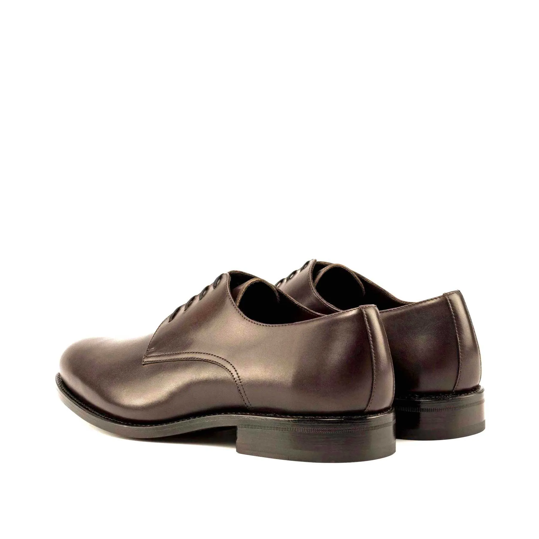 Derby in Dark Dark Brown Box Calf