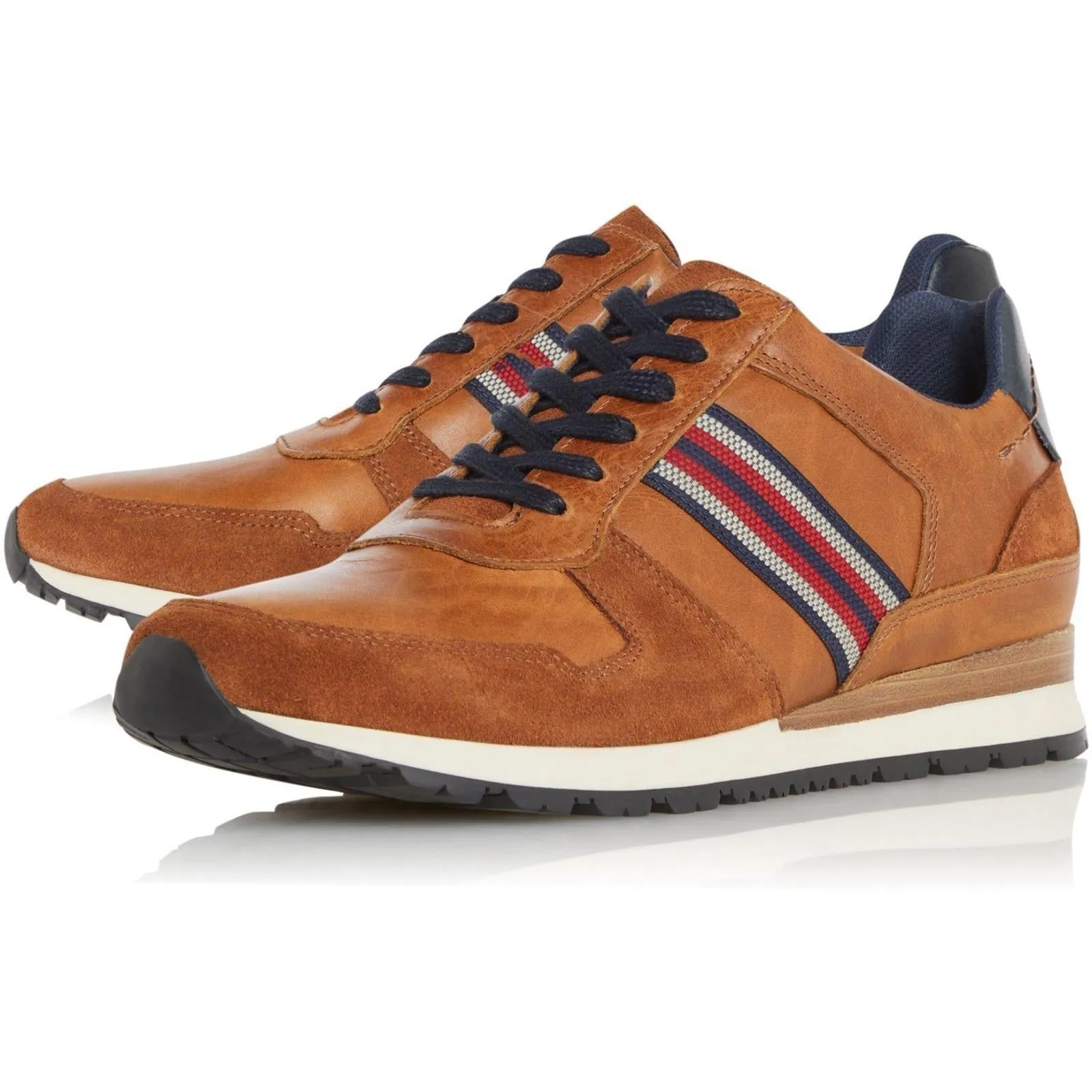 Dune London Truro Side Stripe Runners Trainers