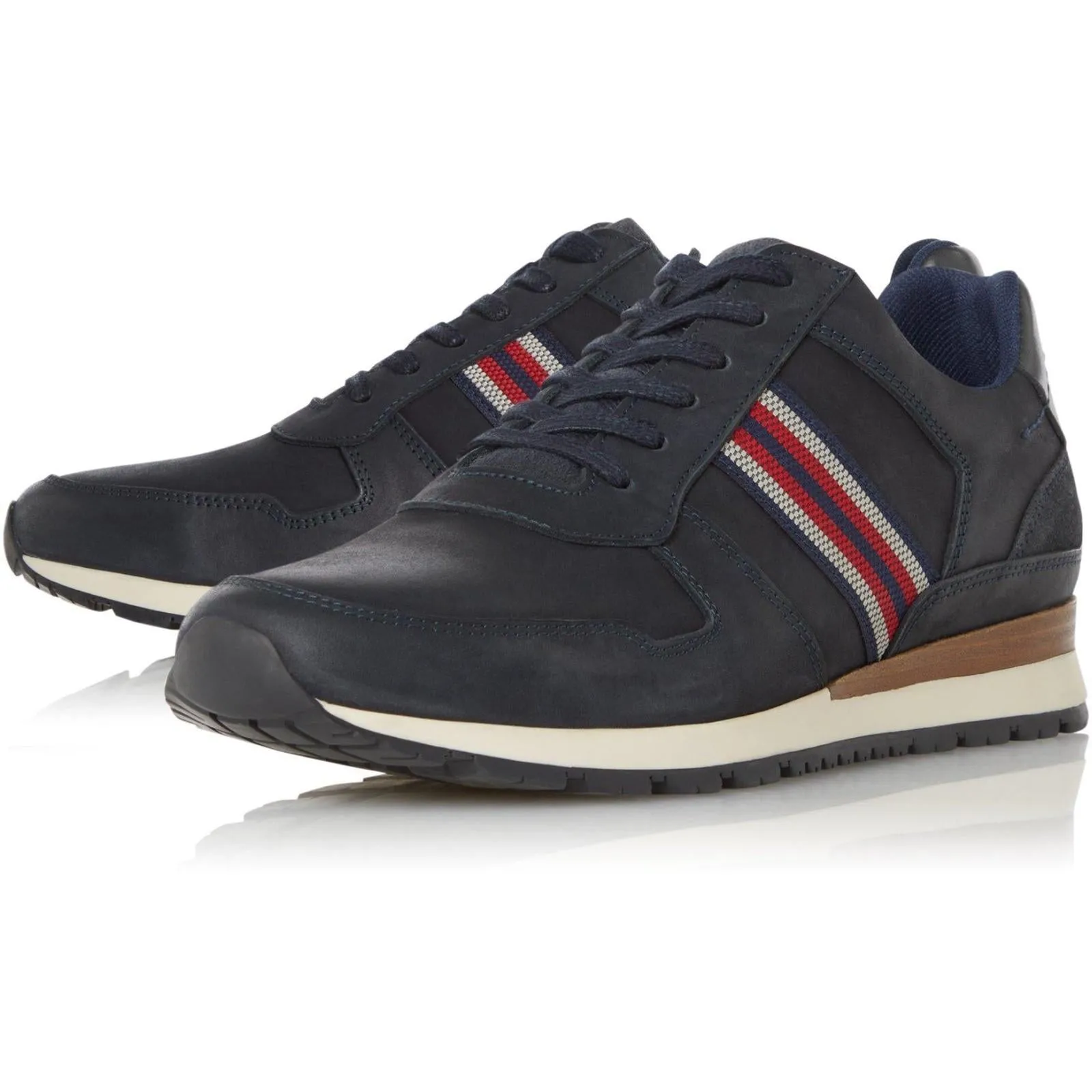 Dune London Truro Side Stripe Runners Trainers