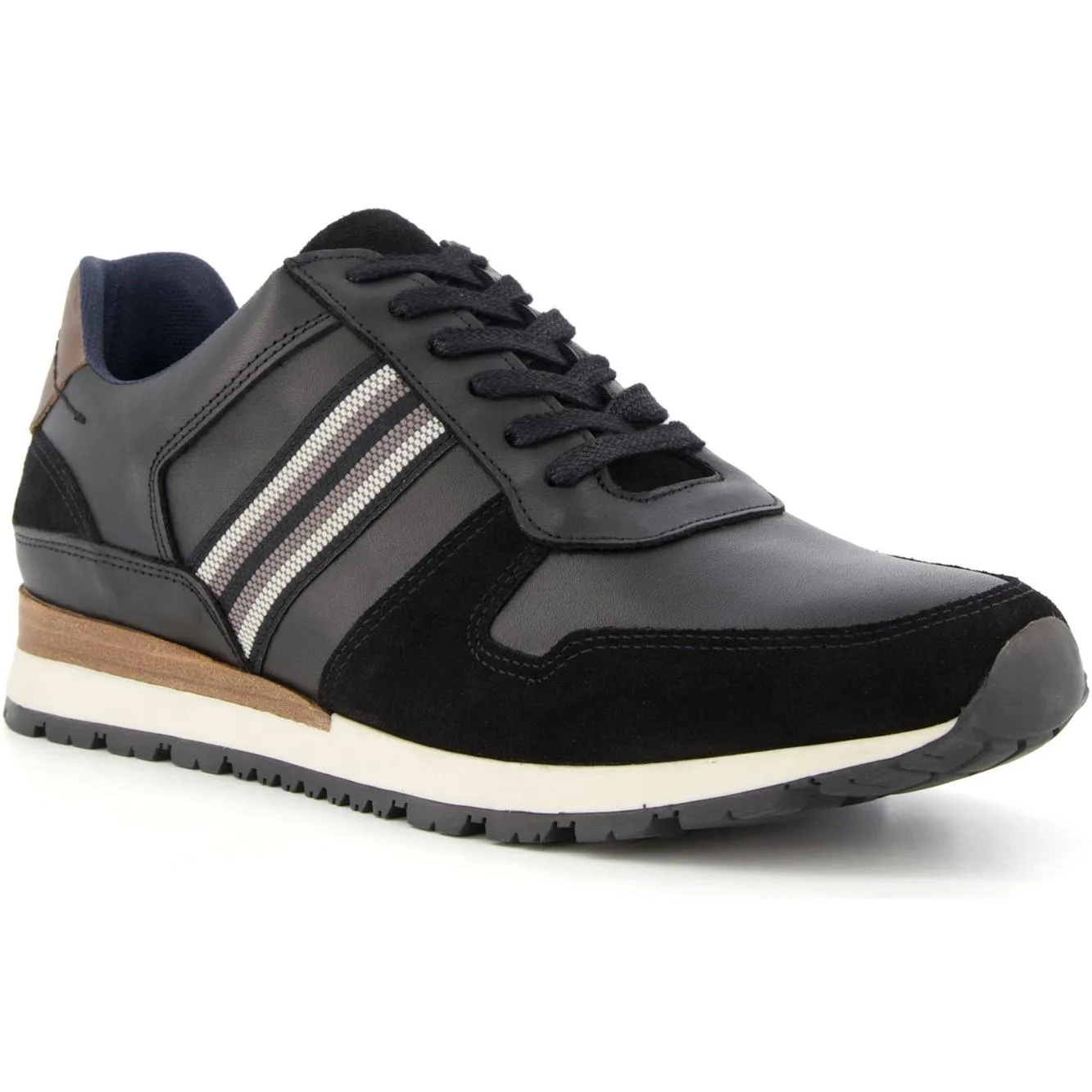 Dune London Truro Side Stripe Runners Trainers