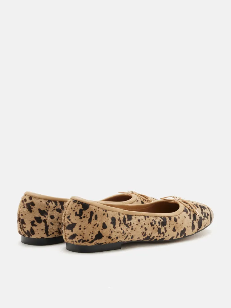 Eliana Pony Hair Bow Ballerinas