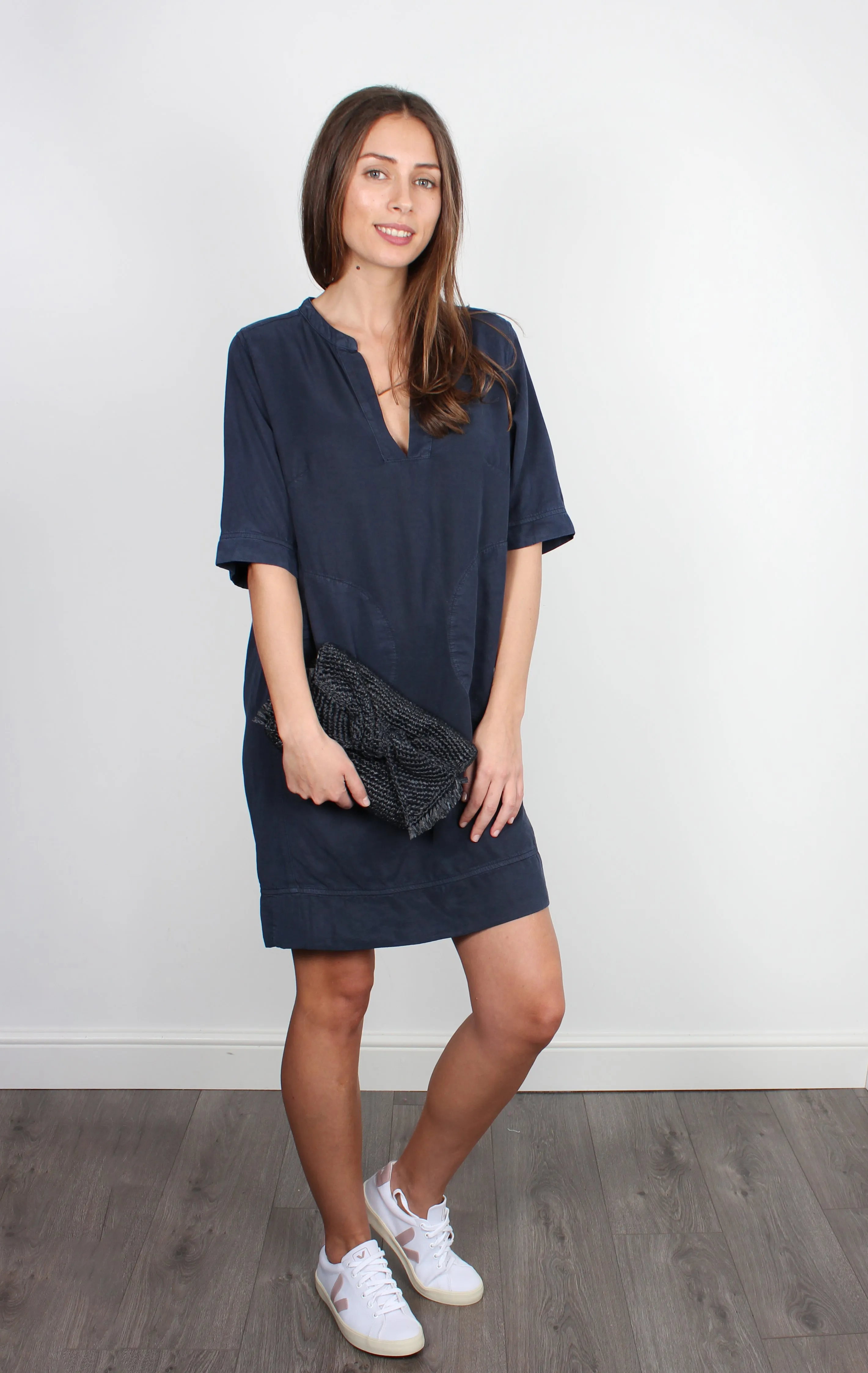 Five Malou navy dress
