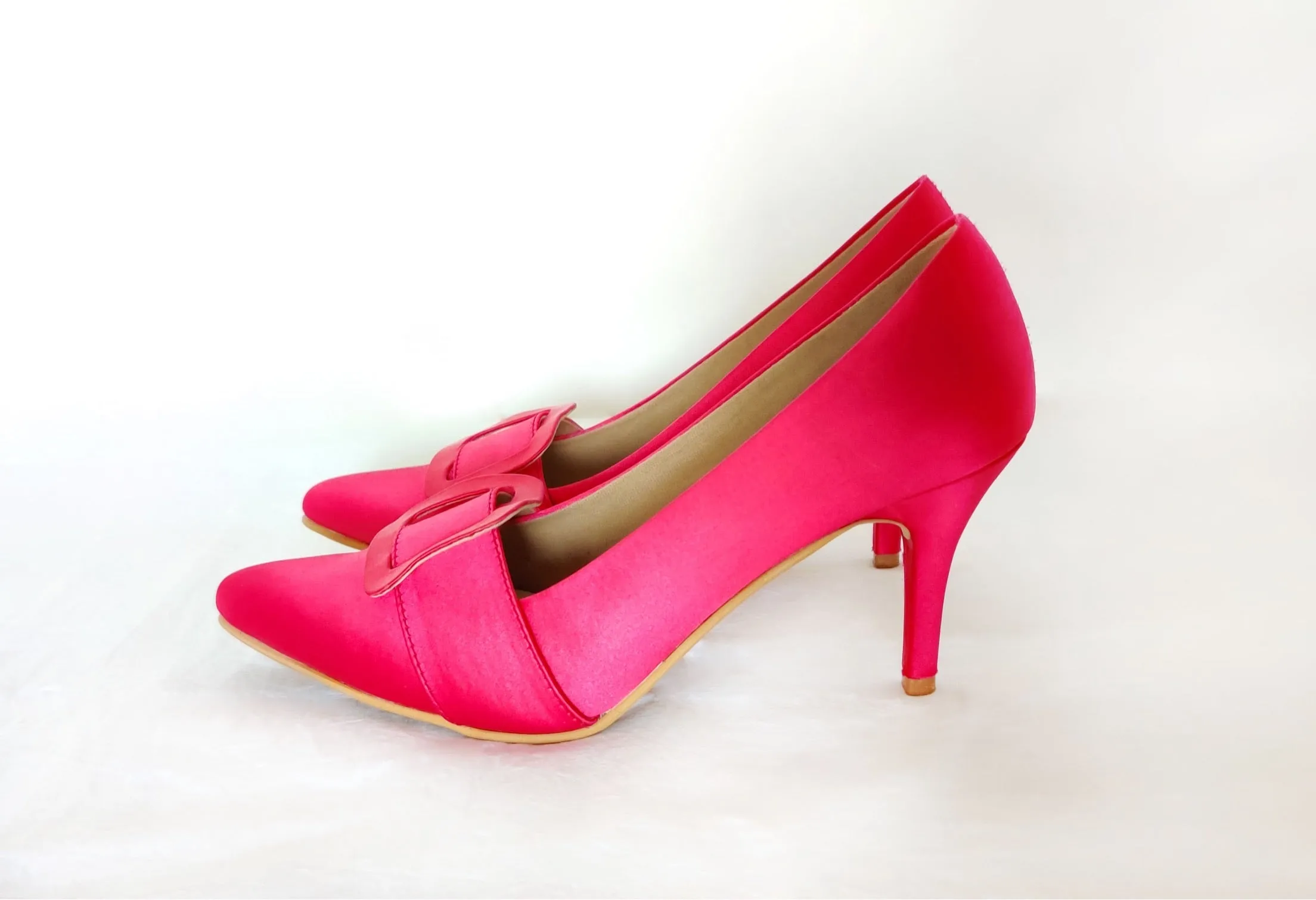 Fuschia Pink Audrey Stilettos