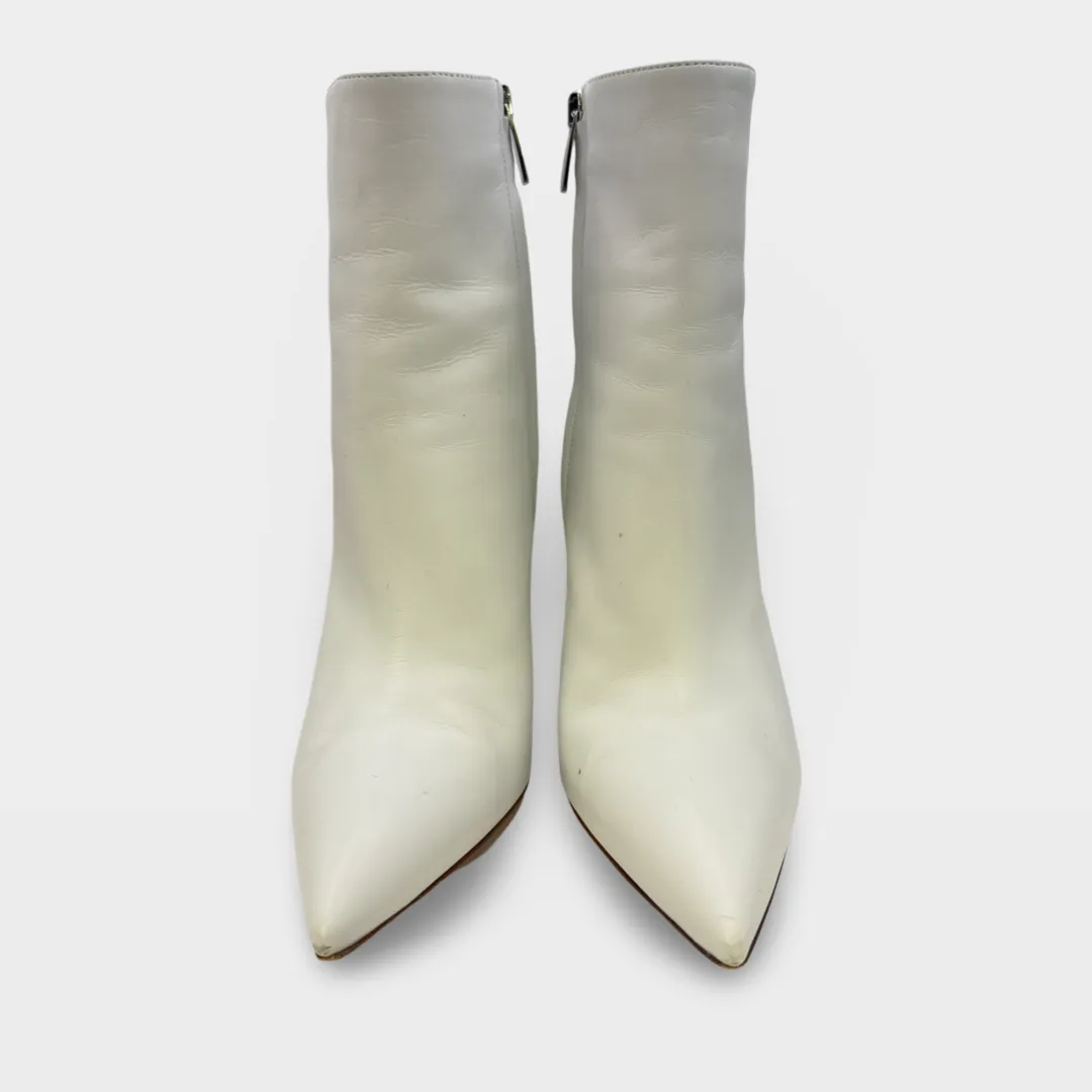 Gianvito Rossi Women's White Ankle Boots