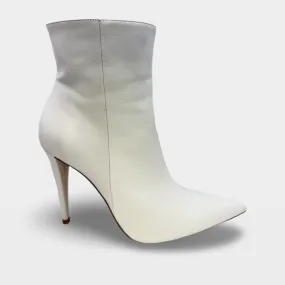 Gianvito Rossi Women's White Ankle Boots
