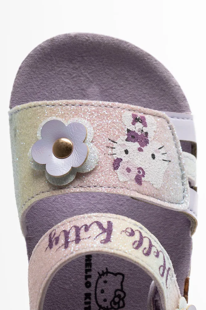 Hello Kitty Double Strap Sandal Lilac