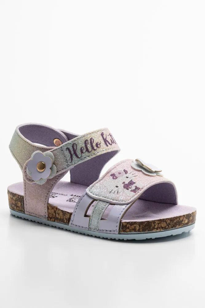 Hello Kitty Double Strap Sandal Lilac
