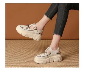 Holle Geweven Leren Sport sandals