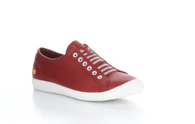 IRIT637SOF Smooth Red W/ Red Elastic Slip-on Trainers