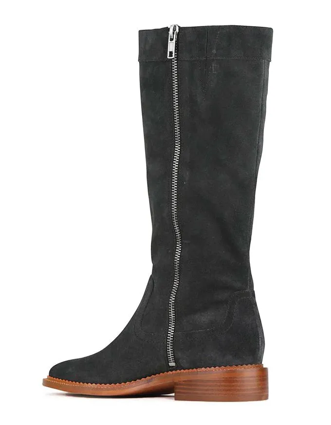 Karmine Suede Boots Anthracite