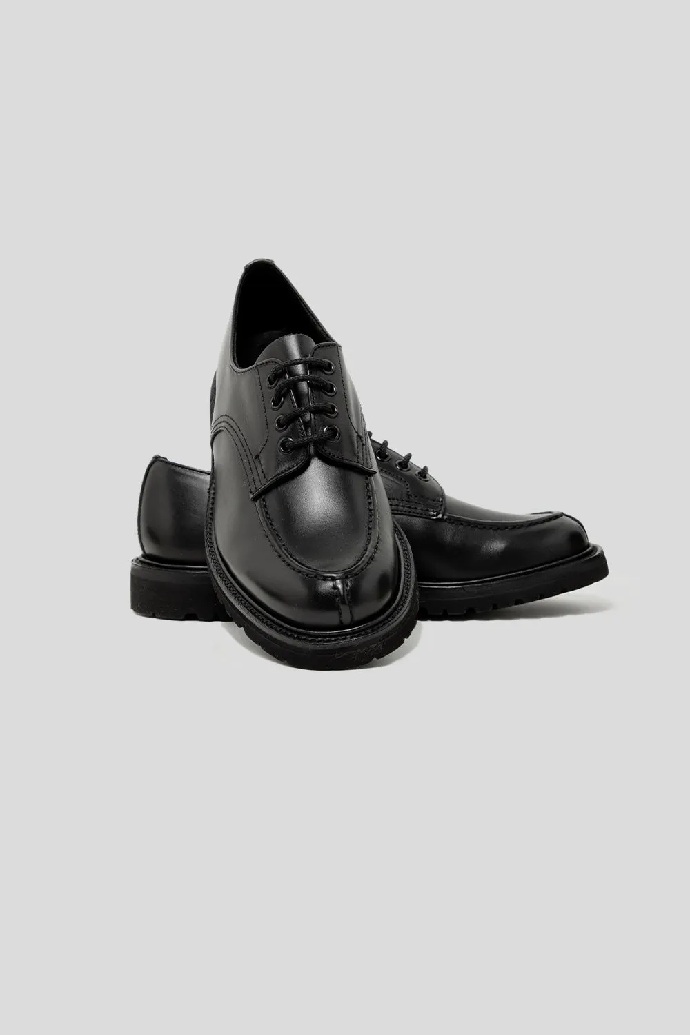 Kilsby Apron Derby Shoe - Black Olivvia Classic