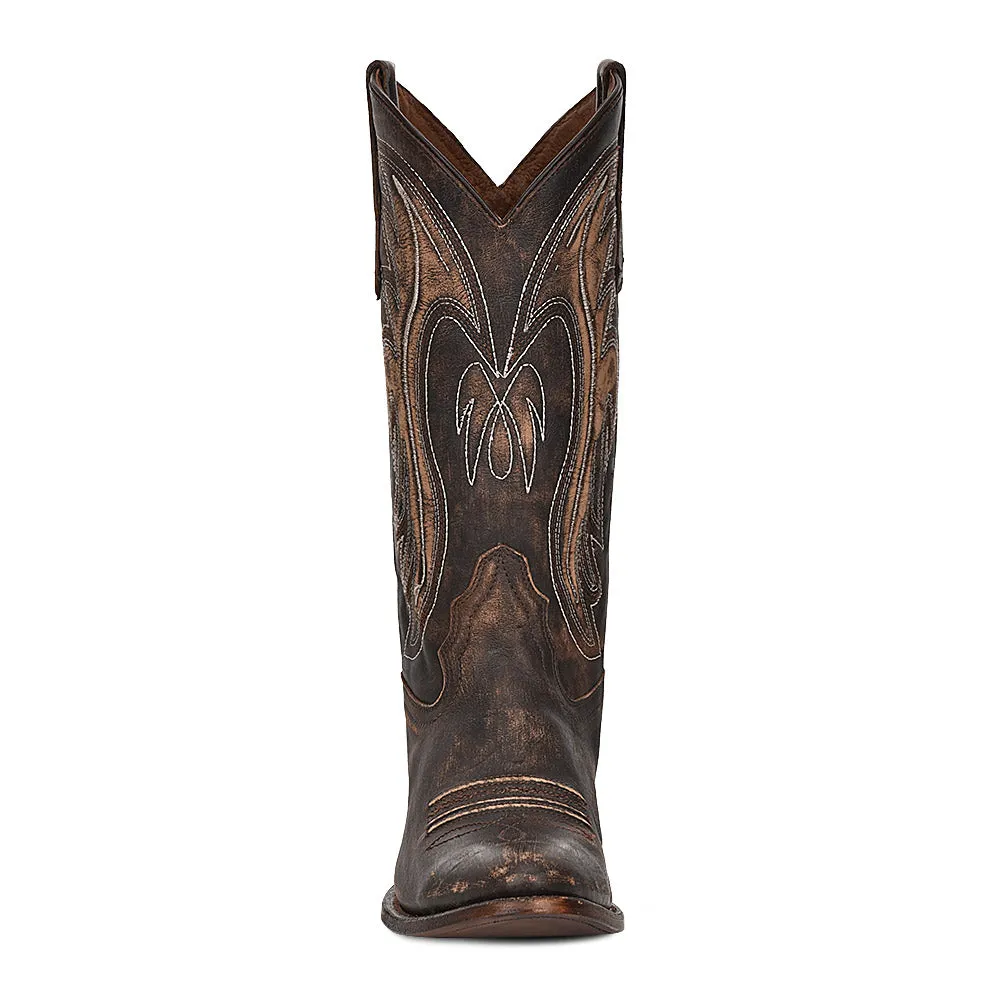 L5972 Mens Corral Circle G Embroidered Round Toe Cowboy Boots