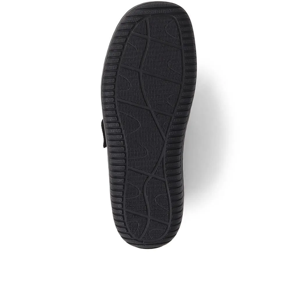Leather Touch-Fastening Shoes - LUCK38001 / 324 182