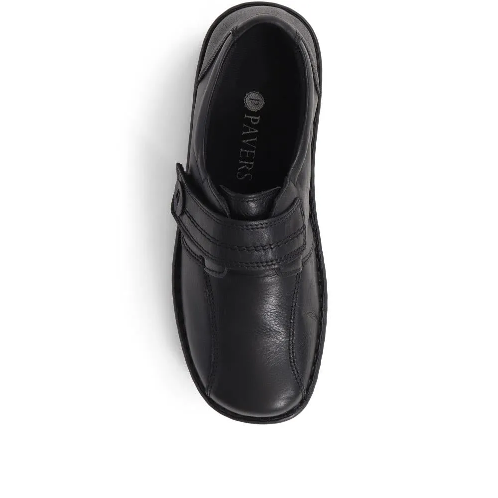 Leather Touch-Fastening Shoes - LUCK38001 / 324 182