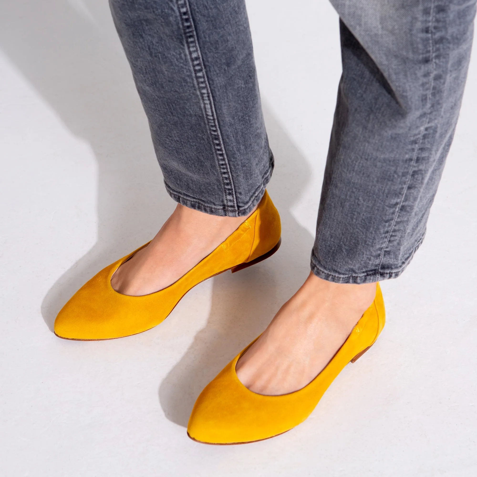 Mara Ballet Flat Mustard